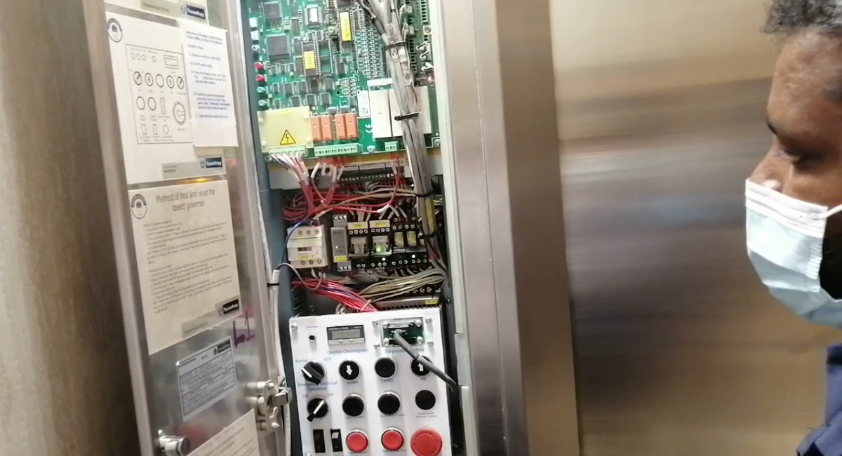 آموزش راه اندازی مجدد آسانسور با استفاده از تابلو فرمان